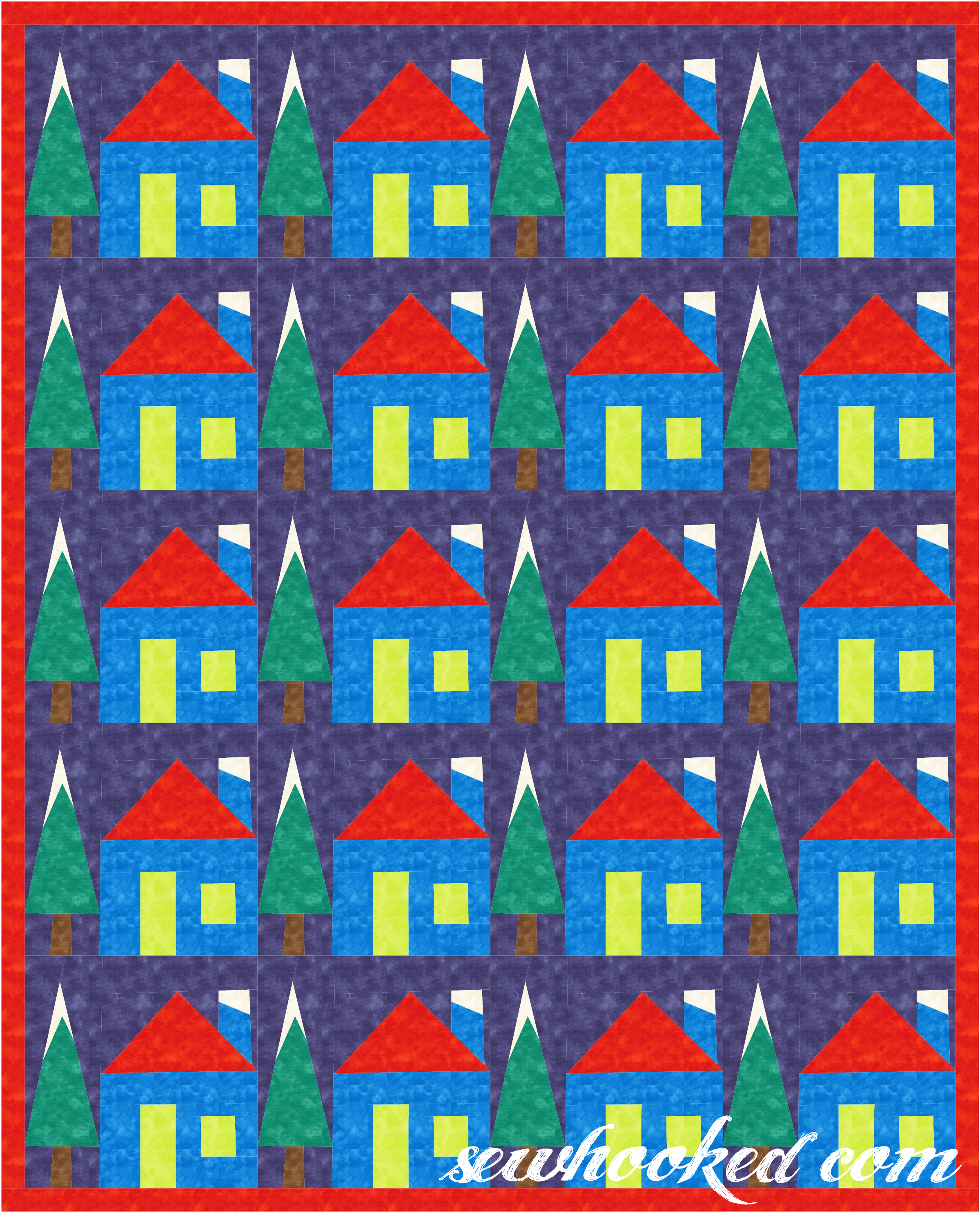 Holiday House Quilt