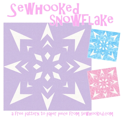 Sewhooked Snowflake Title