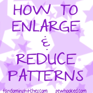 how to enlarge reduce patterns